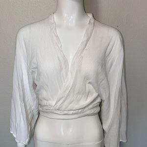 White Criss-across Top